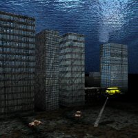 Zukunftsszenario bei einer ungebremsten Erw&auml;rmung der
                                Erdatmosph&auml;re